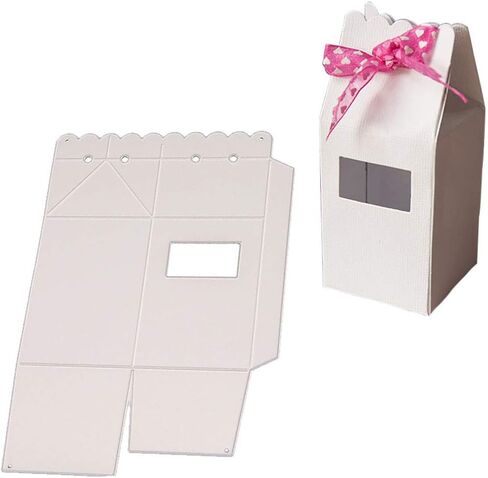 Milk Box Cutting Dies Stencil Metal Template Molds, Embossing Tool Die Cuts for Card Making Album Paper Scrapbooking DIY Etched Dies Craft in Kuwait