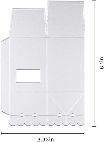 Milk Box Cutting Dies Stencil Metal Template Molds, Embossing Tool Die Cuts for Card Making Album Paper Scrapbooking DIY Etched Dies Craft in Kuwait