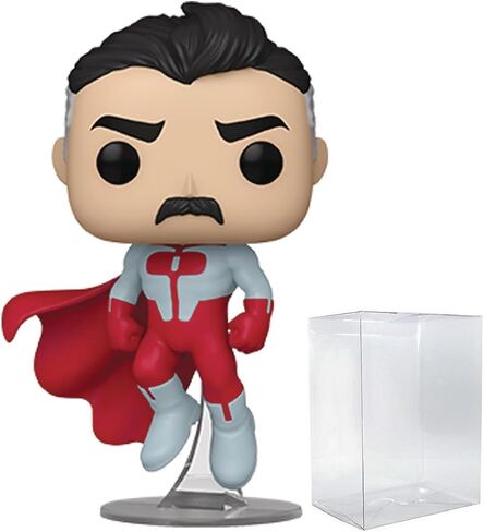 POP TV: Invincible - Omni-Man Funko Vinyl Figure (Bundled with Compatible Box Protector Case), Multicolored, 3.75 inches in Saudi Arabia
