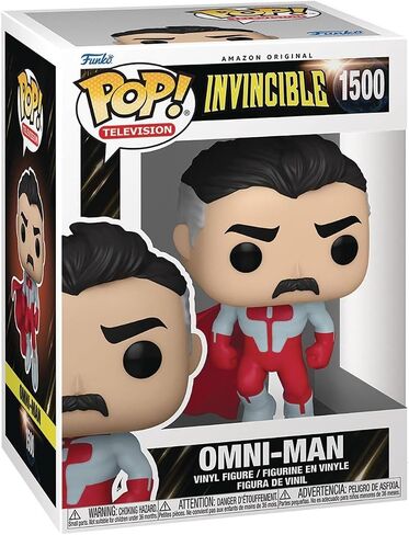 POP TV: Invincible - Omni-Man Funko Vinyl Figure (Bundled with Compatible Box Protector Case), Multicolored, 3.75 inches in Saudi Arabia