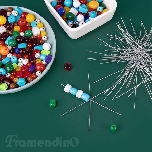 Framendino, 24 Pack Christmas Snowflake Metal Wires Bead Wire for DIY Project Ornaments in Saudi Arabia