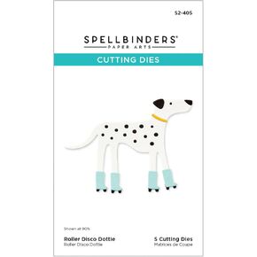 Spellbinders Roller Disco Dottie Etched Dies, Metal
