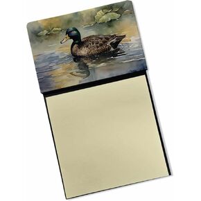 Caroline's Treasures Cardinal Sticky Note Holder Refillable Dispenser Self-Sticky Note Pads, Memo Pads Blank Desk Accessories