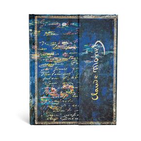 Paperblanks | Monet (Water Lilies), Letter to Morisot | Embellished Manuscripts Collection | Hardcover | Ultra | Unlined | Wrap Closure | 144 Pg | 120 GSM