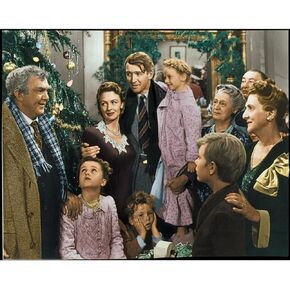 Bits and Pieces – 500 Piece Jigsaw Puzzle for Adults - ‘It's A Wonderful Life’ - Christmas Classic Large Piece Puzzle - 18" x 24"
