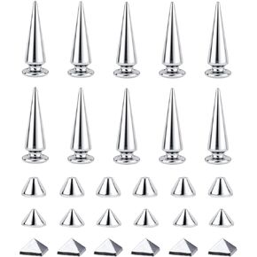 VIQWYIC Alloy Shoe Charms Chains, Fashion Cool Punk Metal Style Chain DIY Shoe Charms for Sandals Clog Accessories, Shoe Decoration