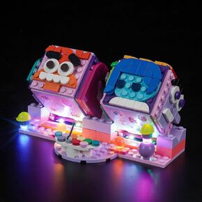 Upgraded Led Light Kit Compatible with Lego Disney Inside Out 2 Mood Cubes Building Set, Lights Decoration Compatible with Lego 43248 (Model Not Included)