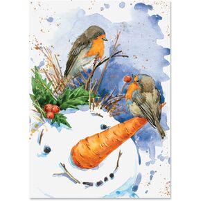Current Joyful Ornaments Christmas Greeting Cards Set - Set of 18 Large 5 x 7-Inch Folded Cards, Themed Holiday Card Value Pack, Envelopes Included