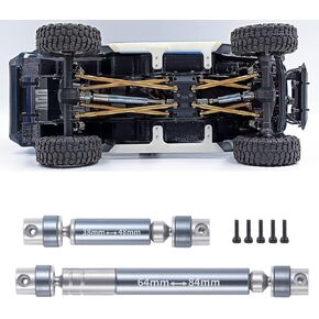 RCLions Steel RC Drive Shaft CVD 38+64mm Upgrade for 1/24th AXIAL SCX24 Gladiator AXI00005 RC Crawler Car Parts