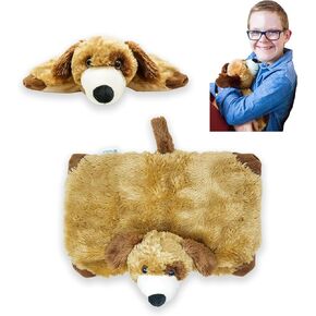 Harkla Weighted Stuffed Animal for Kids- 5lb Weighted Lap Animal for Kids - Soft and Cuddly Weighted Lap Pad - Calming and Comforting