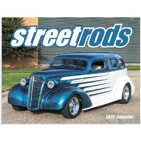 Street Rods Car 2025 Hanging Wall Calendar - 19" x 11" (Open) 2025 Monthly Appointment Planner and Organizer. These custom street rods will catch your attention all year.