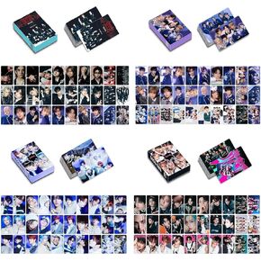 120PCS Stray-Kids Photocards,Stray-Kids Lomo Cards Greeting Cards for Collection(Beige)
