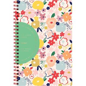 Fringe Studio Slim Paperback Journal, RED BLOSSOM, 5.625" x 8.75", 120 Pages, Esprit Collection (931041)