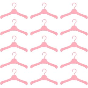 50pcs Doll Hanger Doll Clothes Rack Doll Clothes Holder Hangers for Doll Clothes Plastic Dolls Rack Doll Clothes Hangers Rack for Doll Clothes Doll Outfit Hangers Doll Outfit Rack