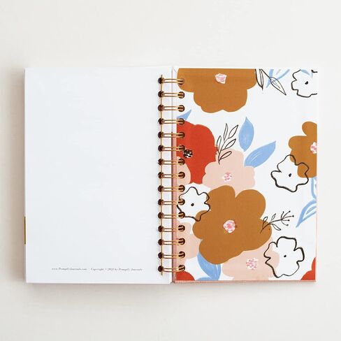 المجلات الفورية، مجلة حب الذات: 52 أسبوعًا من التأكيد (وردي مرقط، كتان/جلد) | مجلة الرعاية الذاتية | مجلة تخفيف التوتر | مجلة العافية للنساء in Kuwait