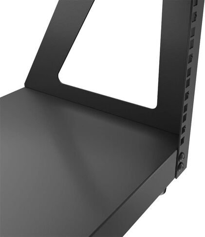حامل خادم NavePoint 6U 2 لمعدات مقاس 19 بوصة، رف سطح مكتب قائم بذاته لأجهزة AV والشبكات والبيانات وتكنولوجيا المعلومات، حامل ذو حاملين للخدمة الشاقة بسعة وزن 6U 330 رطل، أسود in Kuwait