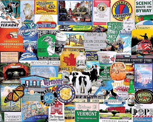 White Mountain Puzzles I Love Vermont - 1000 Piece Jigsaw Puzzle in Saudi Arabia