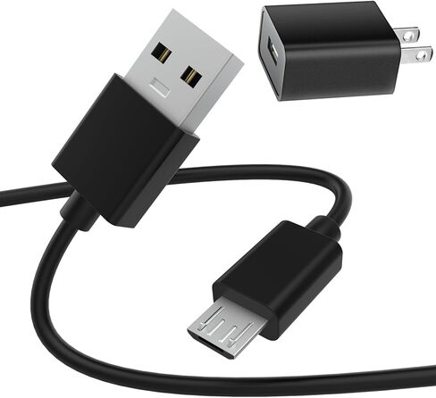 كابل شحن USB صغير بطول 10 أقدام، سلك شاحن سريع متوافق مع قارئات Kindle الإلكترونية القديمة، Paperwhite، Oasis و2020 وأقدم أجهزة Kindle & Fire اللوحية (ليس لـ 2021 وأحدث Kindles) in Kuwait