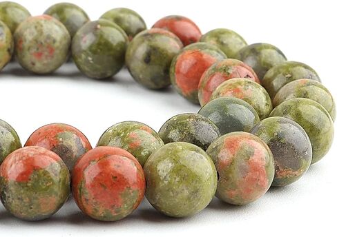 Natural Stone Beads Gemstone Beads for Jewelry Making - Crystal Beads for Bracelets, 6mm Beads Round Beads(58-60pcs, 6mm, Coffee Stripe Agate) in Kuwait