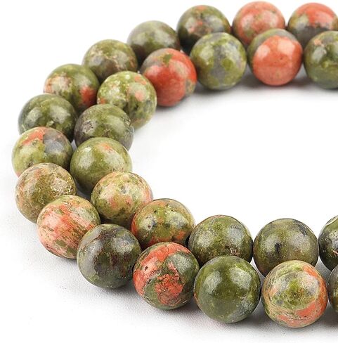 Natural Stone Beads Gemstone Beads for Jewelry Making - Crystal Beads for Bracelets, 6mm Beads Round Beads(58-60pcs, 6mm, Coffee Stripe Agate) in Kuwait