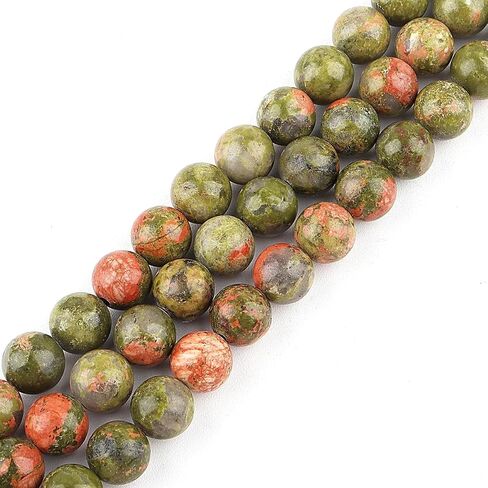 Natural Stone Beads Gemstone Beads for Jewelry Making - Crystal Beads for Bracelets, 6mm Beads Round Beads(58-60pcs, 6mm, Coffee Stripe Agate) in Kuwait