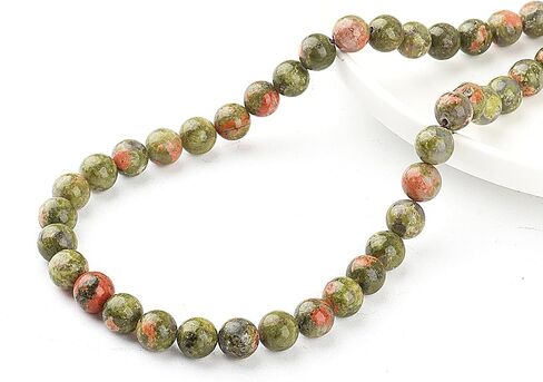 Natural Stone Beads Gemstone Beads for Jewelry Making - Crystal Beads for Bracelets, 6mm Beads Round Beads(58-60pcs, 6mm, Coffee Stripe Agate) in Kuwait