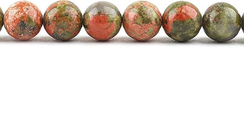 Natural Stone Beads Gemstone Beads for Jewelry Making - Crystal Beads for Bracelets, 6mm Beads Round Beads(58-60pcs, 6mm, Coffee Stripe Agate) in Kuwait