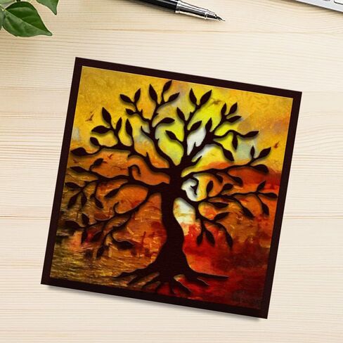 ALIBBON 2Pcs Fall Tree Die Cuts for Card Making and Scrapbooking, Autumn Leaves Cutting Dies Metal Template Molds, Thank You Words Die Cuts for DIY Photo Album Paper Embossing Card Making Decoration in Kuwait