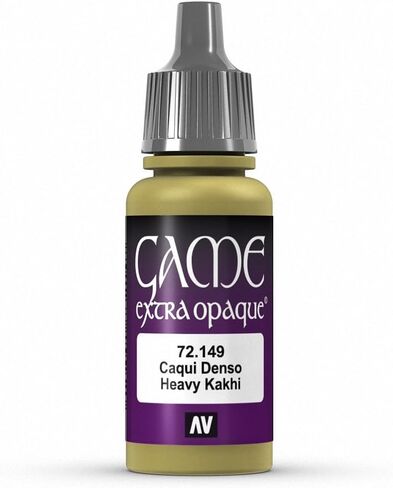 طلاء Vallejo Game Color Heavy Charcoal X-Opaque، 17 مل in Saudi Arabia