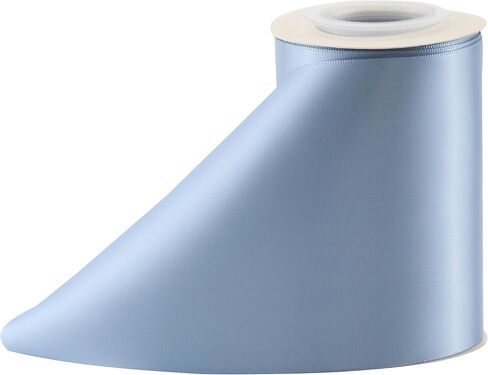 MAYREEL Dusty Blue Satin Ribbon 4 Inch Thick Extra Wide Blue Ribbon for Gift Wrapping Wedding Chair Sash Home Decoration Garland 10 Yards in Kuwait