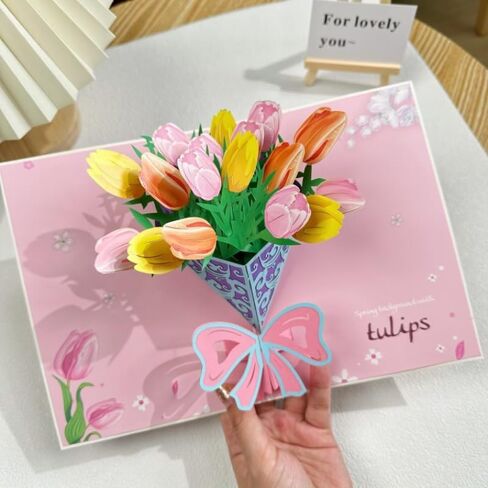 GUAGUA Colorful Butterfly Birthday Card, 3D Greeting Pop up Card with Envelopes for Any Occasion, Birthday Valentines Day Thank You Dazzle Butterfly Greeting Card for Girls Women Friends Gift, Purple in Saudi Arabia