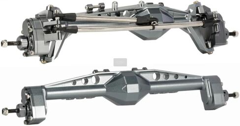 Capra Axle,Aluminum F9 Portal Axle with Offset Front Differential for 1/10 RC Crawler Capra Gmade R1 Rock Buggy LCG Cheater Rigs 1.9 Shafty(Front Axle) in Saudi Arabia