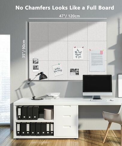 6 Pack Large Cork Board for Wall 36" x 24",Bulletin Board with 30 Safe Removable Adhesive Tabs,36" x 24" DIY Office Supplies Cork Boards for Walls in Office, School & Home-White in Saudi Arabia