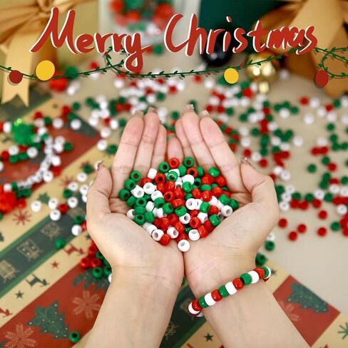 4th of July Beaded Ornament,1000 Pcs Pony Beads Plastic Craft Beads for Independence Day Party Friendship Bracelet Necklace Making Crafts in Kuwait