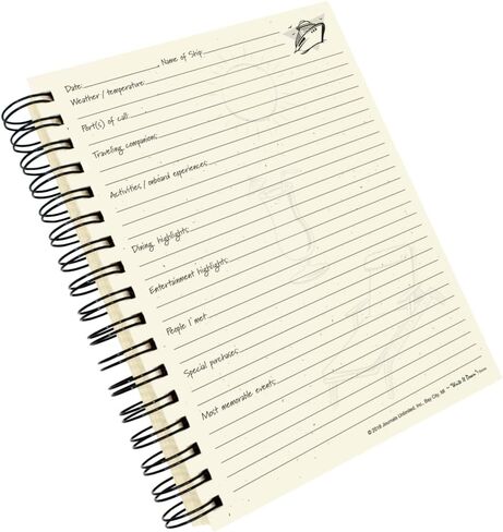 سلسلة Write it Down من Journals Unlimited، وSeries Guided Journal، وBon Voyage! My Cruise Journal، مقاس كامل 7.5 بوصة × 9 بوصة، غطاء صلب من كرافت، صنع في الولايات المتحدة الأمريكية in Saudi Arabia