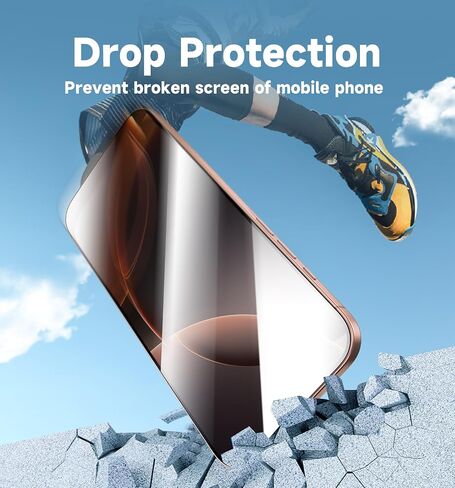 MAGIC JOHN 2 Pack for iPhone 16 (6.1) inch Tempered Glass Screen Protector, Auto Dust-Elimination, Bubble Free, Easy Installation, HD Clear in Kuwait