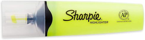 SHARPIE Clear View Chisel Tip Highlighters, Yellow (1897843) in Kuwait
