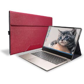 Honeymoon Case Cover for HP EliteBook 850 G7 15" Laptop[Not fit EliteBook 840 G7],PU Leather Folio Stand Hard Shell Case for HP EliteBook 850 G7 15.6 Inch,S026-15-Red