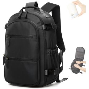 VENATIN Travel Backpack for Women, United Airlines 17x10x9 Personal Item Travel Bag Flight Approved, with USB Charging Port, Waterproof Carry on Backpack, Aqua Blue