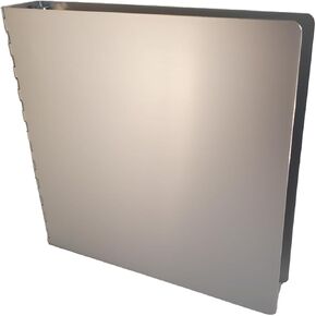 Posse Box - 3-Ring 2" Binder RD-29 · Anodized Aluminum Silver · 11-5/8" x 10-1/4" x 2-2/8" · Storage Organizer