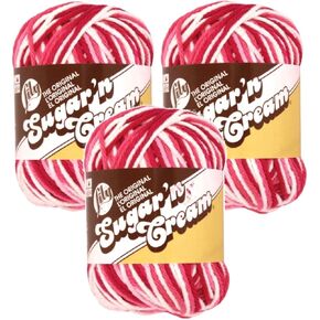 Sugar'N Cream Yarn - Ombres-Azalea