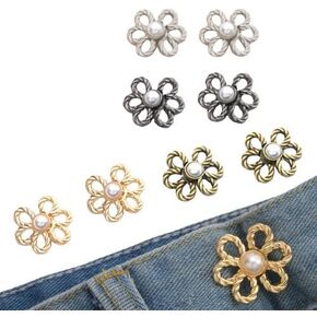 Pant Waist Tightener, Pants Button Tightener, Pants Tightener for Waist, Cute Bear Jean Buttons for Loose Jeans