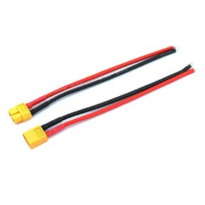 DGZZI 1Pair XT60 Plug Male and Female Connector with 150mm 14AWG Cable for RC Lipo Battery FPV Drone