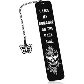 Dark Romance Merch,Spooky Basket Stuffers,Halloween Bookmark,Dark Romance Bookmarks,Spooky Bookmark,Book Essentials for Readers,Book Marks for Reading,Halloween Boo Basket Items,Halloween Dark Romance