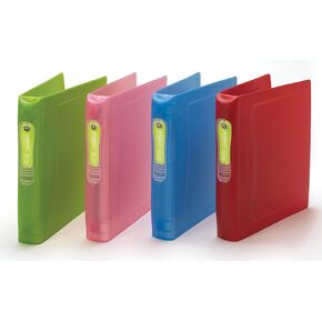 غلاف حلقة دائرية من ويلسون جونز إمباكت مع حامل ملصقات قابل للغلق، سعة 1.5 بوصة، حجم الحروف، ألوان متنوعة (W43571E) in Kuwait