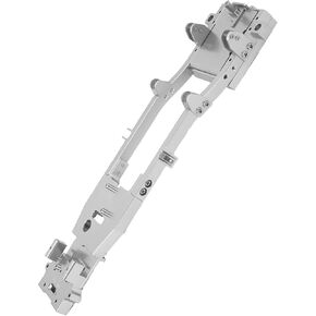 RC Chassis Frame, Aluminium Alloy RC Model Chassis Frame 285x74x35mm Metal Chassis Frame RC Chassis Frame for D12 1:10 RC Truck Car RC Car Part (Silver)