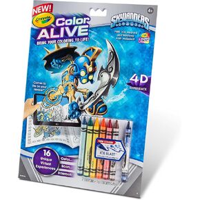 Crayola Color Alive Action Coloring Pages - Skylanders