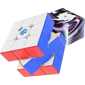 CuberShop GAN 15 MagLev UV Coated, 2024 New Gans Premium GAN 15 M Flagship 3x3 MagLev Magnetic Speed Cube, Stable & Fast 56mm Magic Cube Puzzle (GAN15 MagLev UV, Glossy Surface+Primary Internal)