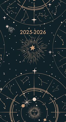 Willow Creek Press Celestial January 2025 - December 2026 Monthly Pocket Planner (3.5" x 6.5") in Kuwait