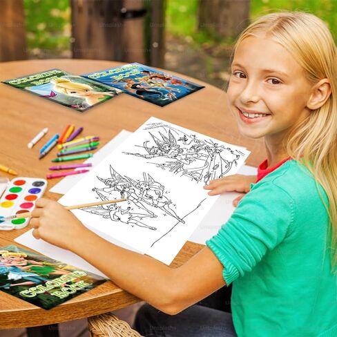 24 قطعة من كتب التلوين الجنية الصغيرة، كتاب رسم الجنية DIY، هدايا الحفلات المدرسية، كتب الأنشطة بالجملة، لوازم تزيين حفلات أعياد الميلاد in Saudi Arabia